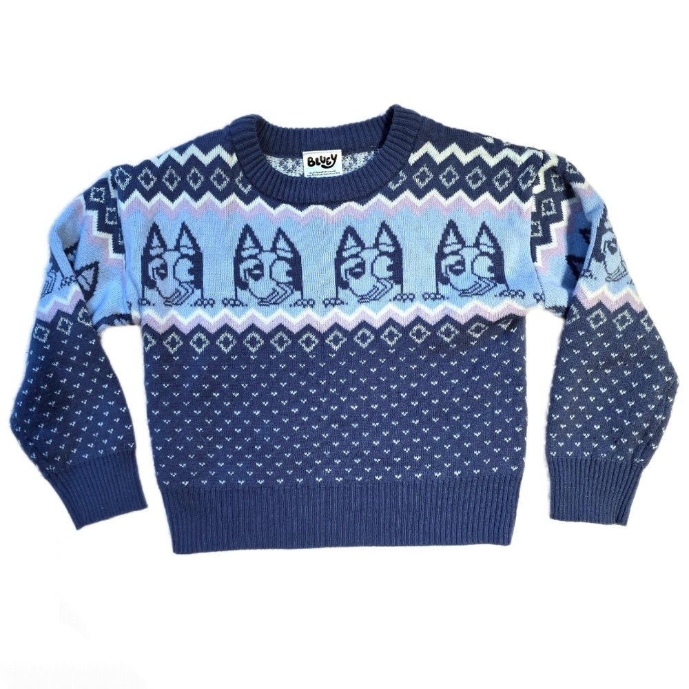 Carters BLUEY Christmas Sweater - Kids XS 4/5